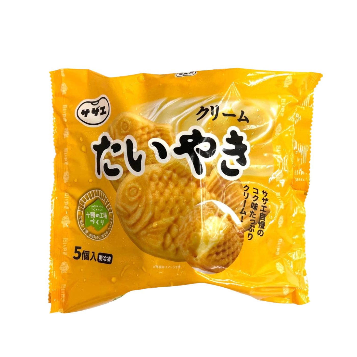 "Sazae Foods" Frozen Taiyaki Japanese Pancake (Custard Cream) 5pc