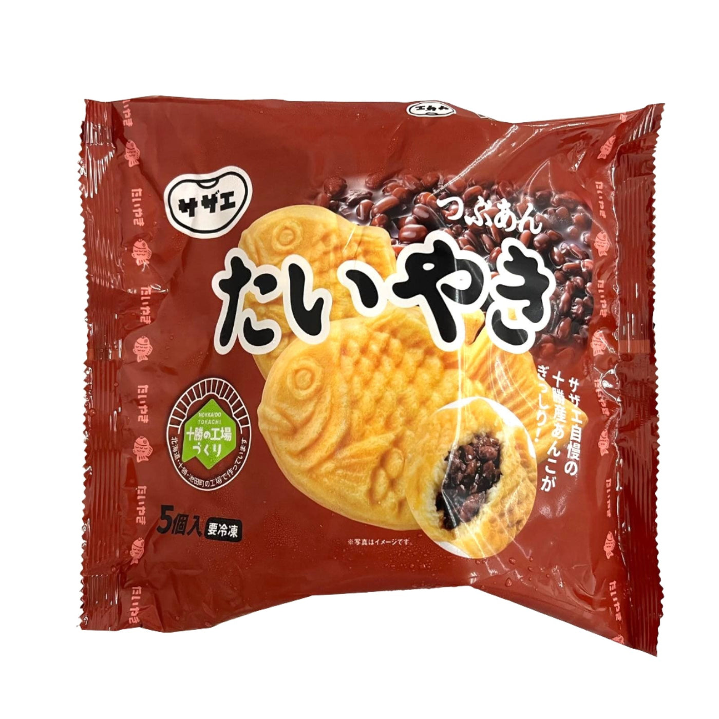 "Sazae Foods" Frozen Taiyaki Japanese Pancake (Red Bean) 5pc